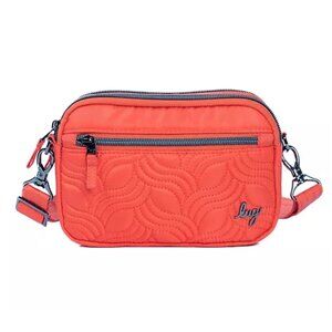 NWT LUG Super Coupe Convertible Crossbody Hip Pouch Papaya Orange